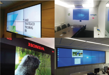 Carenagem para videowall