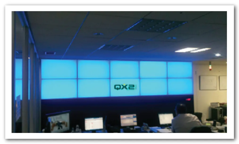 Painel de Video Wall para CEDSERJ BNDES RJ