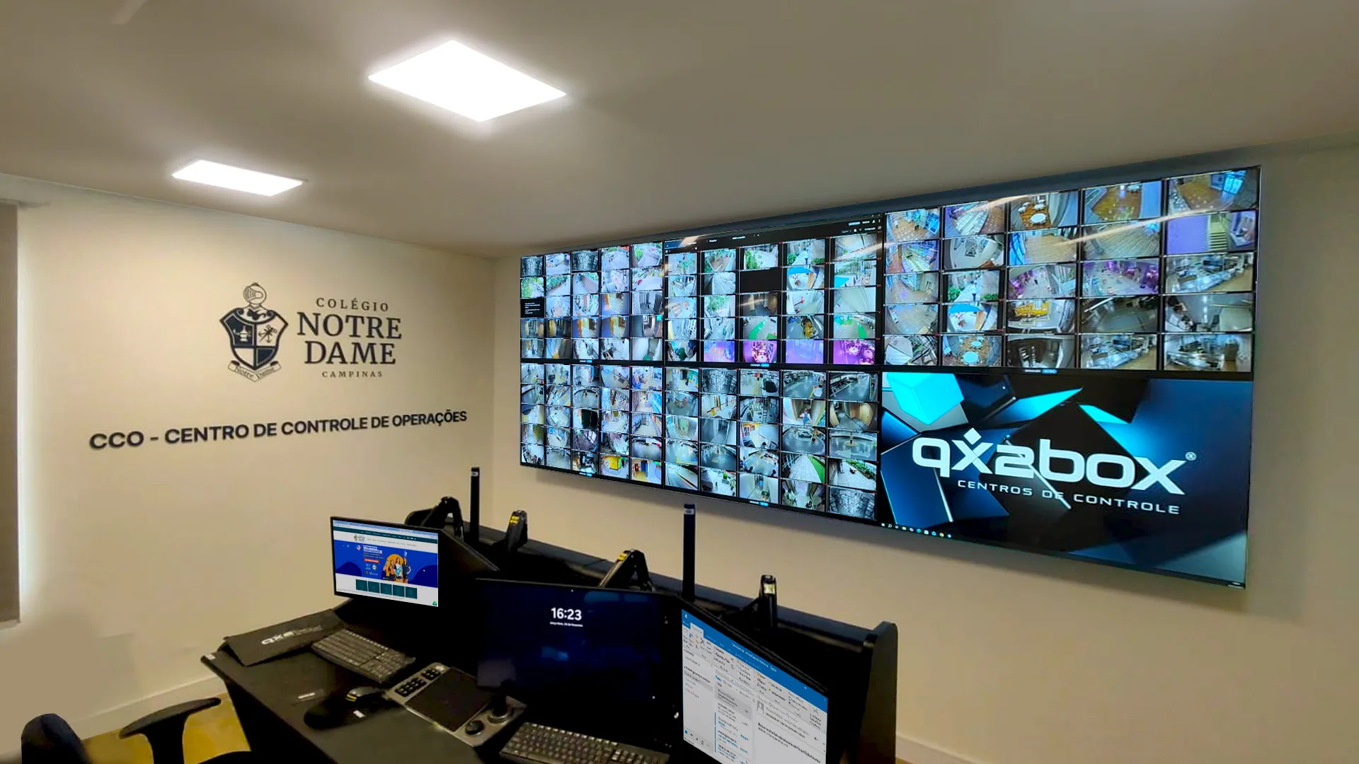 Videowall Notre Dame