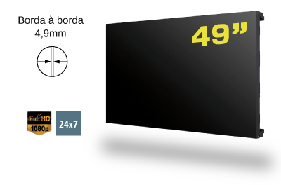 Display profissional LFD 49 polegadas